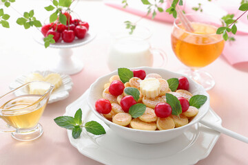 パンケーキシリアル　さくらんぼ