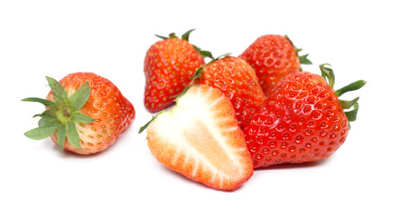 strawberry isolated on white background