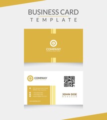 Simple Cream Business Card Branding Company