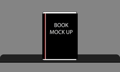 vector new book cover mock up design