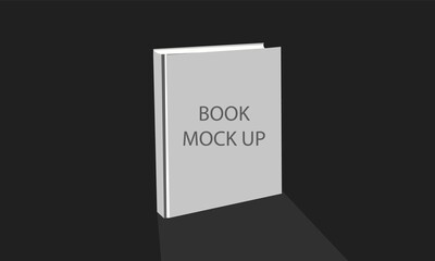 New Book cover mockup design vector