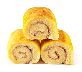 cookies on a white background