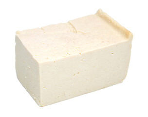 White Tofu  on the White background