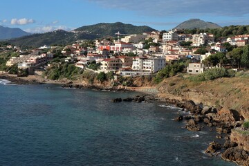 Palinuro – Panorama del borgo dal mare