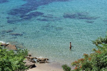 Palinuro – Ragazze alla spiaggia del porto