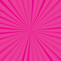 Pink Sunburst Pattern Background. Rays. Radial. Abstract Banner. Vector Illustration