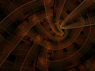 Imaginatory fractal background Image