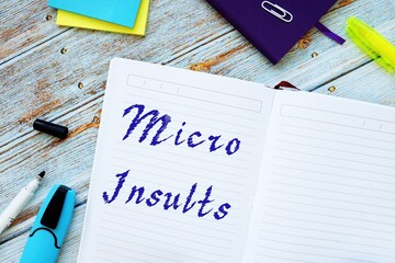 Micro Insults sign on the page.