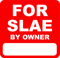 for sale by owner real estate sign