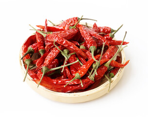 dried red chili peppers