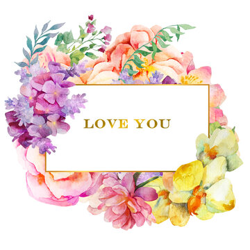 charming floral card