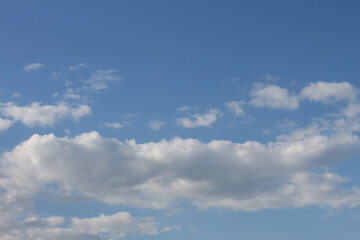 blue sky with clouds