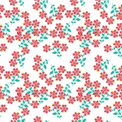 Seamless Pattern With Floral Motifs able to print for cloths, tablecloths, blanket, shirts, dresses, posters, papers.