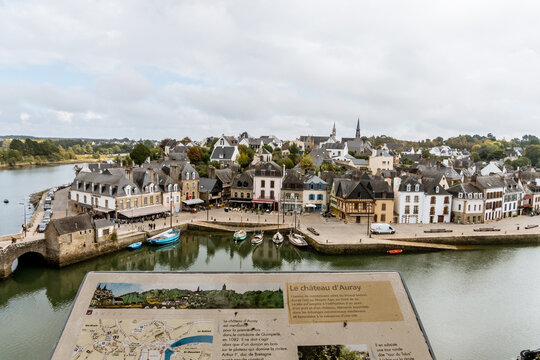 Saint-Goustan, port along the Auray river in the commune of Auray, department of Morbihan in Brittany .France
