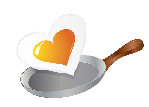 spiegelei clipart heart