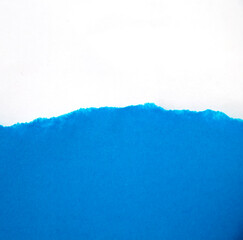 Torn color paper For creating text space or advertising space Or use as background