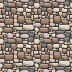 Obraz na płótnie Canvas Rock seamless pattern vector design illustration 