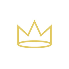 Crown logo design template