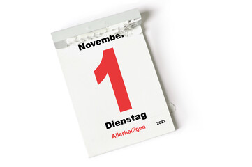  1 November 2022 Allerheiligen