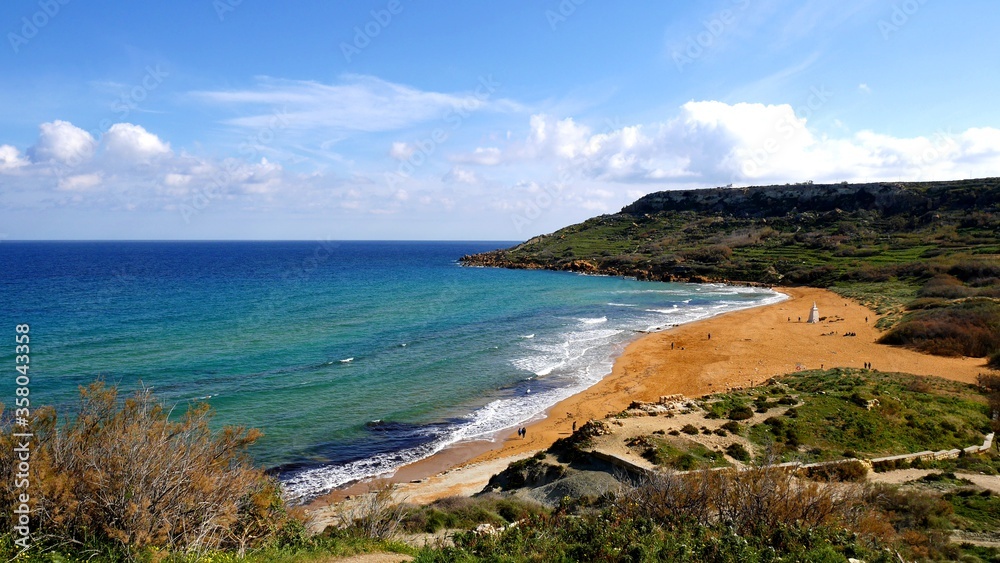 Wall mural ramla bay, gozo