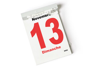 13  Novembre 2022
