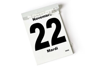  22 Novembre 2022