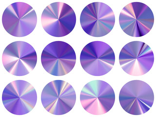 circle metallic gradient ux button elements 