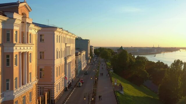 A Quay In A Provincial Russian Town