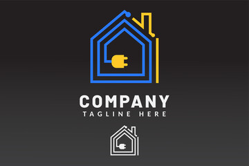 Logo Template Building For Real estate company brand and contractor