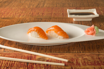 salmon sashimi sushi