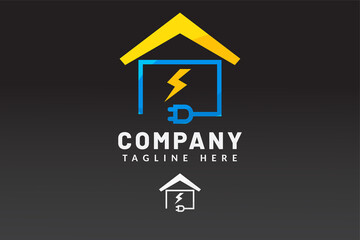 Logo Template Building For Real estate company brand and contractor