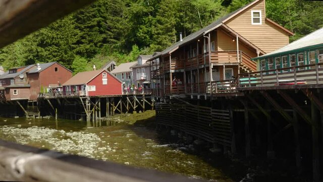 Historic Ketchican Alaska Creek Street