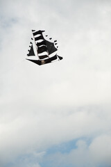 Pirate ship between the clouds