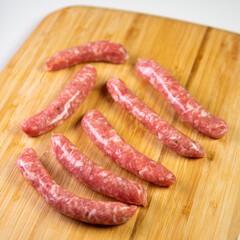 Salchichas, premium pork meat in spain