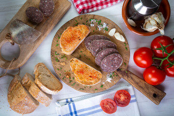 Bull Blanc  Negre traditional spanish and catalan gastronomy