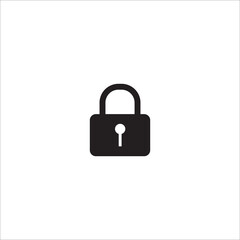 Padlock icon vector