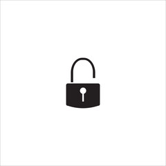 Padlock icon vector