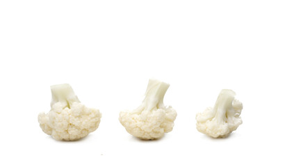 cauliflower isolated on white background