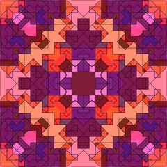 Mosaic abstract background pattern stained, wallpaper colored.