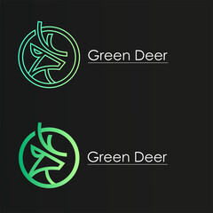 logo design deer 