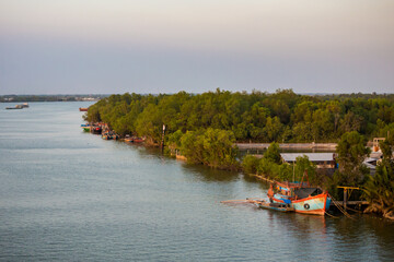 Fototapeta na wymiar Can Tho views Mekong Delta Vietnam