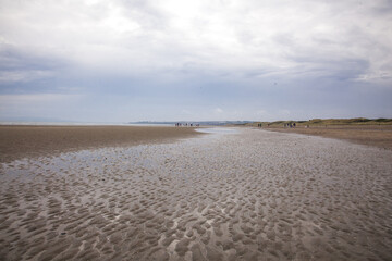 sand dunes in the morning