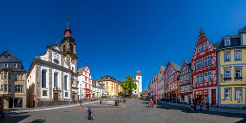 Marktplatz, Hachenburg, Deutschland 