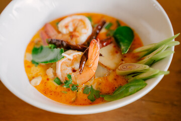 Tom Yum Shrimp Soup