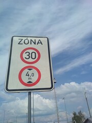 speed limit sign