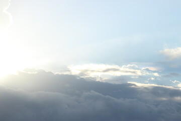 dark cloudy sky evening time  