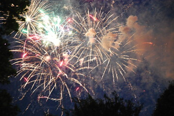 Fototapeta premium Feuerwerk, 4. Juli, Washington D.C.