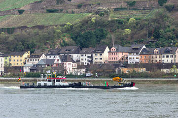 view of the old German city and the river