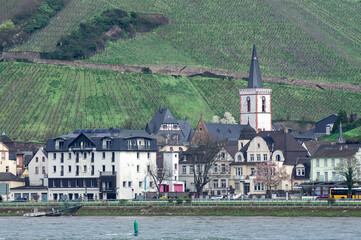 view of the old German city and the river