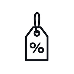 Price Tag, Label line flat vector icon for mobile application, button and website design. Illustration isolated on white background. EPS 10 design, logo, app, infographic.